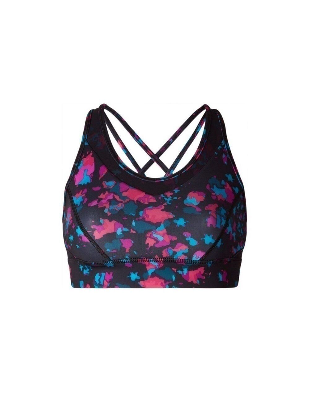 Lululemon Strap It Like Its Hot Bra Dandy Digie Multi Black Size 6